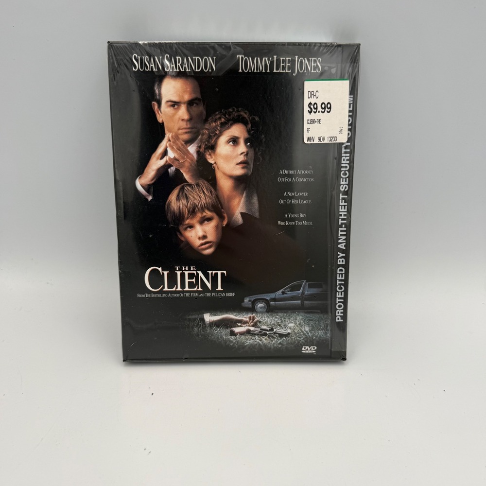 The Client DVD 1994 Susan Sarandon Tommy Lee Jones John Grisham New Sealed